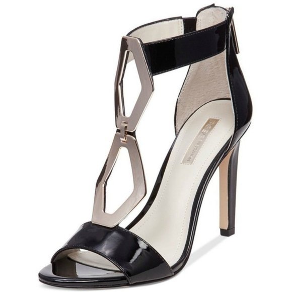 BCBGeneration Cayce Black T-Strap Classic Pumps - Picture 1 of 5